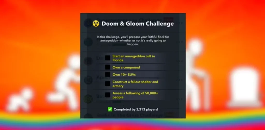 bitlife the doom and gloom challenge
